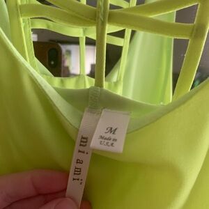 Francesca's Collections Lime Green Mini Dress